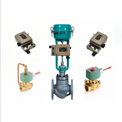Asco-Solenoidventile und Samson 4763 Positionierer für Samson-Flussregelventile