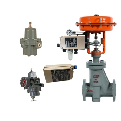 Anschluss an den linearen/rotativen Aktor Samson 3767 Elektropneumatikpositionierer