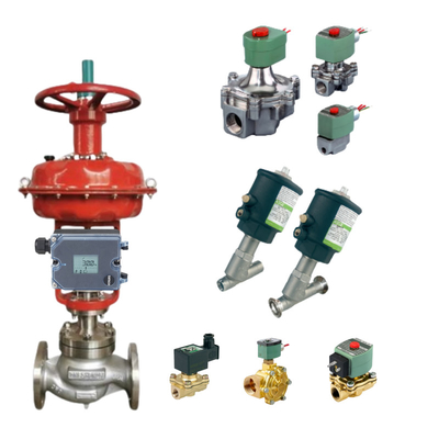 Mehrdreh-Aktoren SA und SAR von AUMA mit SAMSON 3725 HART Pneumatische Ventilpositionierer und ASCO Solenoidventil auf Lager