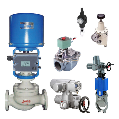 Mehrdreh-Aktoren SA und SAR von AUMA mit SAMSON 3725 HART Pneumatische Ventilpositionierer und ASCO Solenoidventil auf Lager