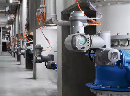 Mehrdreh-Aktoren SA und SAR von AUMA mit SAMSON 3725 HART Pneumatische Ventilpositionierer und ASCO Solenoidventil auf Lager