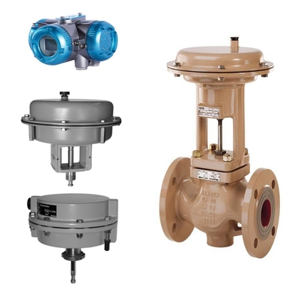 Samson 3251 Steuerventil und 3271/3277 Pneumatischer Aktor mit 3963 Solenoidventil und China Positioner