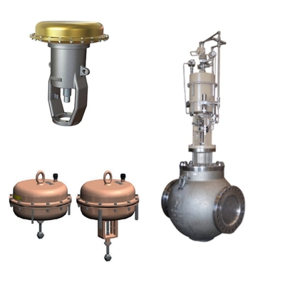 Samson 3222 Ventil, gepaart mit 3271/3277 Pneumatischer Aktor Inlands produzierte Positionierer
