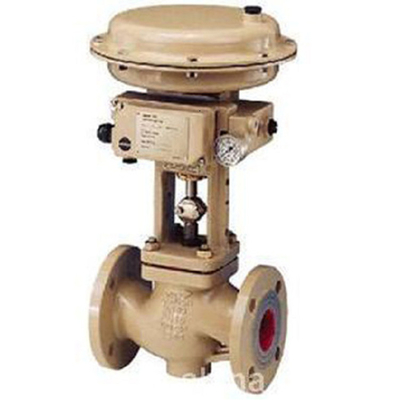 Samson 3241 Kugelventil und 3271 Pneumatischer Aktor, ausgestattet mit inländisch produziertem Ventilpositionierer