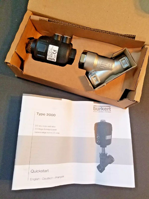 Deutschland Original Burkert VALVE 2/2-Wege-Winkel-Sitzventil auf Lager