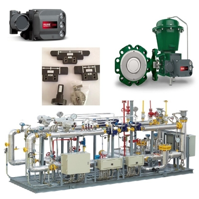 Ventilwechsel mit Fisher 8590 Butterfly Ventil 2052 Aktoren und DVC6200 Intelligente Ventil Controller