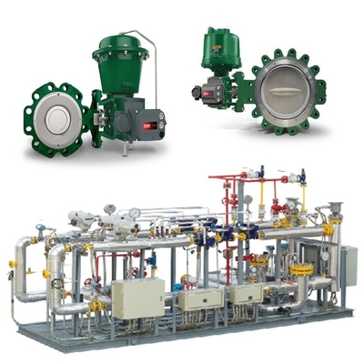 Ventilwechsel mit Fisher 8590 Butterfly Ventil 2052 Aktoren und DVC6200 Intelligente Ventil Controller