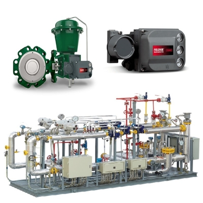 Ventilwechsel mit Fisher 8590 Butterfly Ventil 2052 Aktoren und DVC6200 Intelligente Ventil Controller
