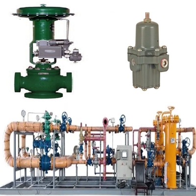 Ventilschalter mit Fisher YD/YS Dreiwege-Käfiggeführte Ventile 3582i Mechanischer Ventilpositionierer mit 667 Pneumatikkopf