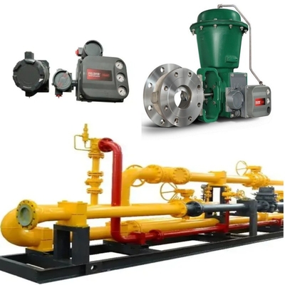 Das Ventilwechselgerät ist mit Fisher 2052 Aktor und DVC6200 Digital Valve Controller ausgestattet.