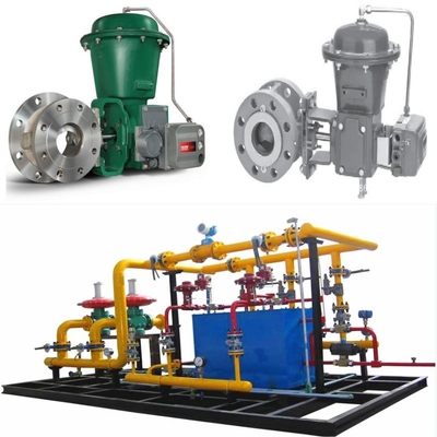 Das Ventilwechselgerät ist mit Fisher 2052 Aktor und DVC6200 Digital Valve Controller ausgestattet.