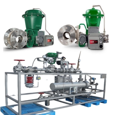 Das Ventilwechselgerät ist mit Fisher 2052 Aktor und DVC6200 Digital Valve Controller ausgestattet.