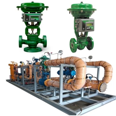 Durchflusssteuerventil mit EMERSON Fisher GX Steuerventil und Aktor mit DVC6200/DVC2000 Ventilpositionierer