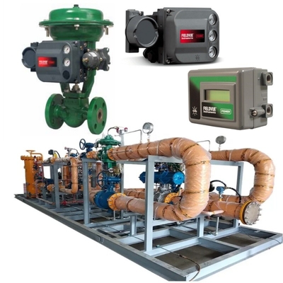 Durchflusssteuerventil mit EMERSON Fisher GX Steuerventil und Aktor mit DVC6200/DVC2000 Ventilpositionierer