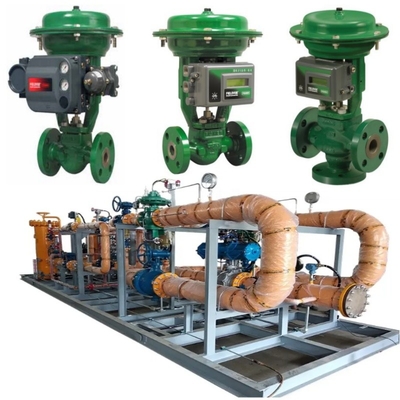 Durchflusssteuerventil mit EMERSON Fisher GX Steuerventil und Aktor mit DVC6200/DVC2000 Ventilpositionierer