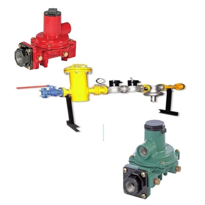 Schaltfläche mit Fisher R-Reihe R222H/R222 Reglern und -Druckmessgerät