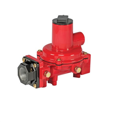 Schaltfläche mit Fisher R-Reihe R222H/R222 Reglern und WIKA-Druckmessgerät