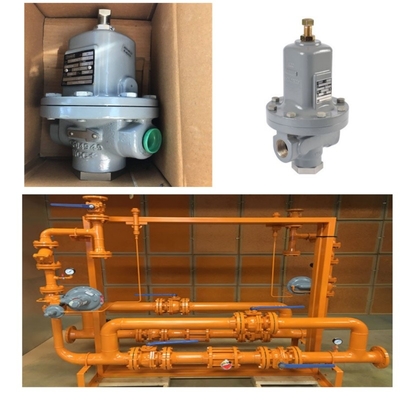 Ventilschalter mit Sicherheitsventilen der Baureihe Fisher MR98/MR98L/MR98H und Druckmessgeräten von WIKA