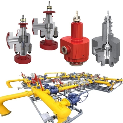 Flanken-Steuerventil Samson PN1.6~42MPa ANSI 150~2500LB mit kegelförmigem oder O-Ringsitz DN15~DN600