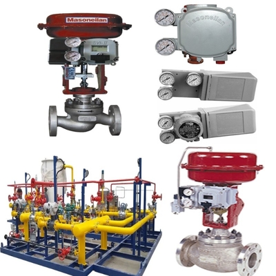 Durchflussregelungsventil mit Masoneilan 21000 Serie Einpassventil 87/88 Zylinder SVI FF SVI II AP Digital Valve Positioner