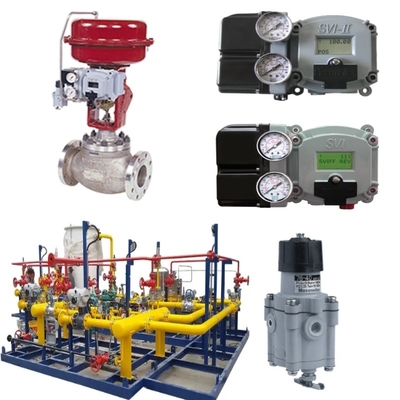 Durchflussregelungsventil mit Masoneilan 21000 Serie Einpassventil 87/88 Zylinder SVI FF SVI II AP Digital Valve Positioner