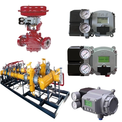 Ventilschalter mit Masoneilan 10000 Kohle-Stahl-Steuerventil Typ 87/88 Pneumatischer Aktor SVI II SVI3 Ventilpositionierer
