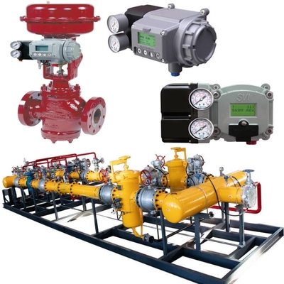 Ventilschalter mit Masoneilan 10000 Kohle-Stahl-Steuerventil Typ 87/88 Pneumatischer Aktor SVI II SVI3 Ventilpositionierer
