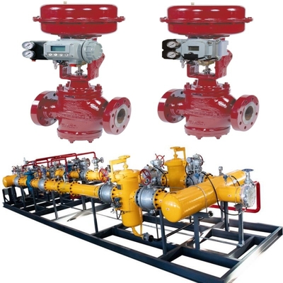 Ventilschalter mit Masoneilan 10000 Kohle-Stahl-Steuerventil Typ 87/88 Pneumatischer Aktor SVI II SVI3 Ventilpositionierer