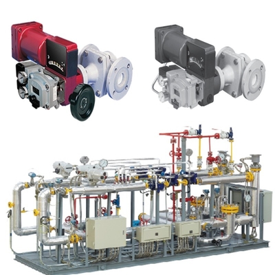 Natürliches Gas-Ventil-Skid von Masoneilan 31000 Steuerventil SVI II AP SVI3 Ventil-Positionierer ASCO Solenoid-Ventil-Set