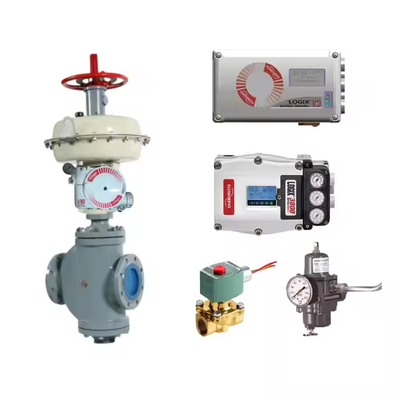 Pneumatisches Steuerventil Linear mit Flowserve LOGIX 3200MD 520MD DIGITAL HART VALVE POSITIONER in Lager Flowserve Ventile