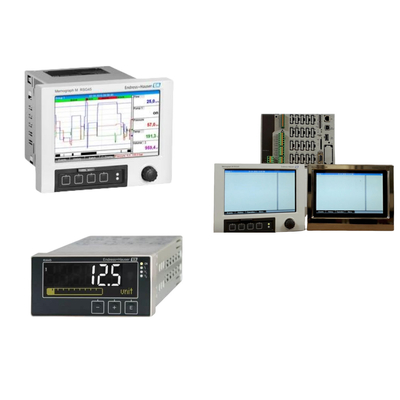 Skid - Daten- und Energiemanager mit bis zu 20 analogen / HART-Eingängen und 14 digitalen Eingängen Endress+Hauser Memograph M RSG45
