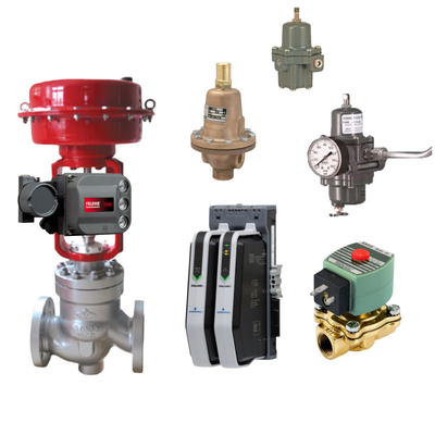 Vorrat ASCO Solenoidventil mit Emerson Fisher DVC6200 Doppelwirkung mit Rückkopplung