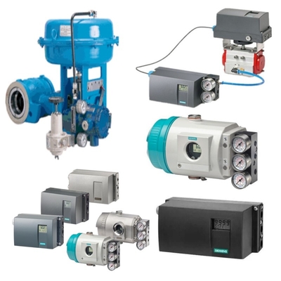 Exzentrisches Drehsteuerventil mit Siemens 6DR5010 Ventilpositionierer für präzise Fluidkontrolle