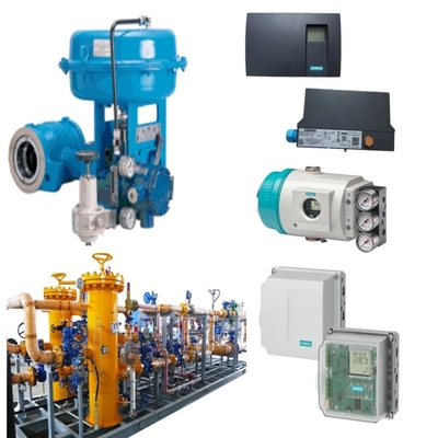 Exzentrisches Drehsteuerventil mit Siemens 6DR5010 Ventilpositionierer für präzise Fluidkontrolle