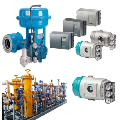 Exzentrisches Drehsteuerventil mit Siemens 6DR5010 Ventilpositionierer für präzise Fluidkontrolle
