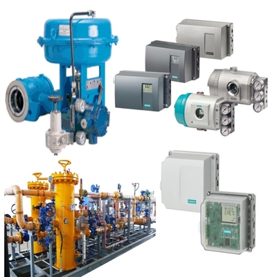 Exzentrisches Drehsteuerventil mit Siemens 6DR5010 Ventilpositionierer für präzise Fluidkontrolle