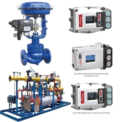 Flowserve Positioner 3200MD 520MD 3800 mit Spirax Sarco Aktuator für Luftöl Gas Medien Temperaturbereich -40 ° bis 85 °