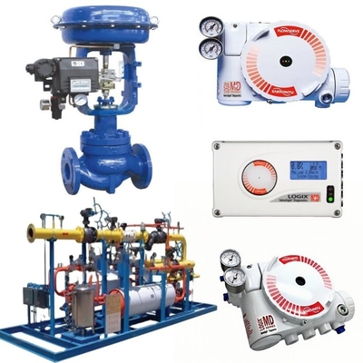 Flowserve Positioner 3200MD 520MD 3800 mit Spirax Sarco Aktuator für Luftöl Gas Medien Temperaturbereich -40 ° bis 85 °