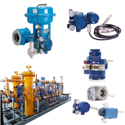 Steuerventil mit Azbil Smart Valve Positioner 100 Serie Modell AVP100/102 Ventil Positionierer und Koso Regulator