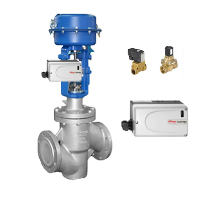 Flowser Positioner 510 520MD 3200MD mit Burkert-Solenoidventilen