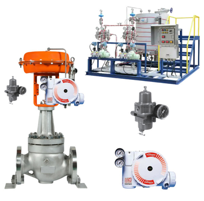 Flowserve-Ventilpositionierer 3800 520MD 3200MD mit ASCO-Solenoidventilen für Pneumatik-Ballventile