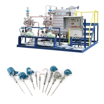 Mit Rosemount 214C Temperatursensor und EMERSON 148 248 644 648 Übertrager 114C Thermowell