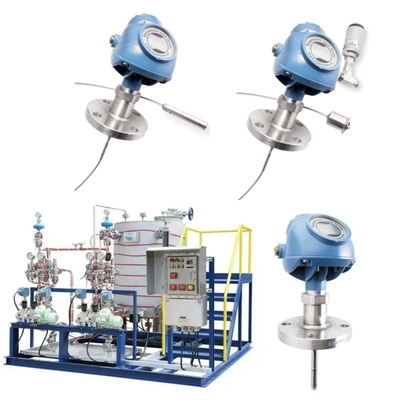 Ein Schlittenbetankungsanlage ist mit einem EMERSON Rosemount 5300 Level Transmitter ausgestattet - geleiteter Wellenradar-Levelmesser