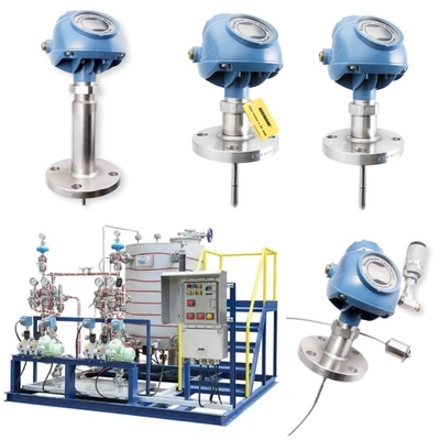 Ein Schlittenbetankungsanlage ist mit einem EMERSON Rosemount 5300 Level Transmitter ausgestattet - geleiteter Wellenradar-Levelmesser