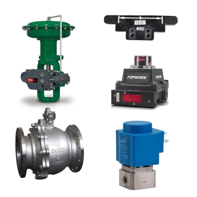 China Steuerventil mit TopWorx Dxp Limit Switch Danfoss Solenoidventil und Fisher DVC2000 DVC6200 Smart Valve Positioner Magnetstreifen und Halterung