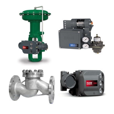 Steuerventil mit Fisher 667/657 Pneumatischer Aktor DVC6200/3582/3582I Valve Positioner Bracket und 67CFR-225 Filter Regulator