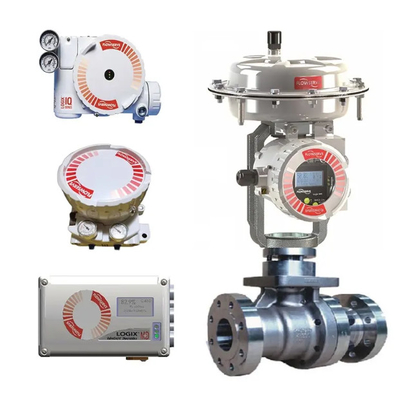 Steuerventil mit Flowserve Logix 520MD Smart Valve Positioner Bracket Pneumatischer Aktor SMC Filter Drucksenkende Ventil