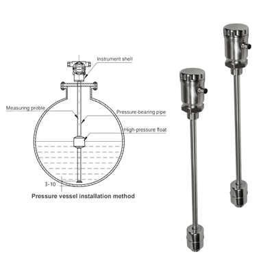 Edelstahl-Leveltransmitter FeeJoy FJM-L Magnetostriktiv-Leveltransmitter für Lagertanks-Levelmessung