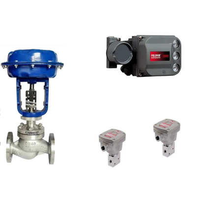Steuerventil Zubehör FISHER DVC6200 Samson 4763 Spirax SP7 und Burkert Messingsolenoidventil 6524 mit hochtemperaturbeständigem 2/2-Wege-Diaphragma