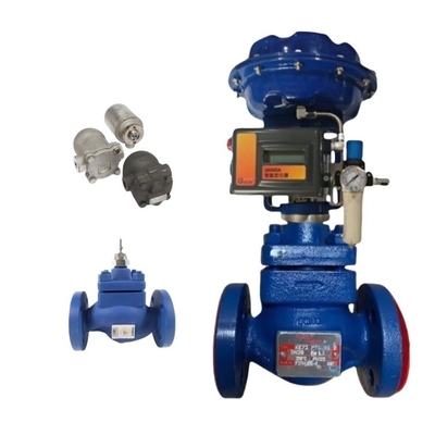 Spirax Sarco-Steuerventil KE73 mit Fisher DVC2000-Positionierer und Flanschdampffänger FT14/FT44/FTS14-10/TD32F DN40 Spirax Sarco-Dampffänger